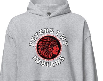 Sudadera con capucha Peters Township Indians - Logotipo retro