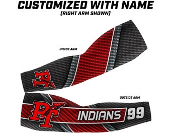 Mangas deportivas personalizadas de Peters Township INDIANS. Béisbol, baloncesto, voleibol, fútbol