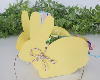 Caixa de guloseimas de coelho SVG: modelo de lembrancinha de Páscoa 3D (download digital)