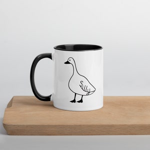 Silly Goose Mug Funny Meme Coffee Cup Silly Gift for Birthday Hot Drink Mug Gift for Her