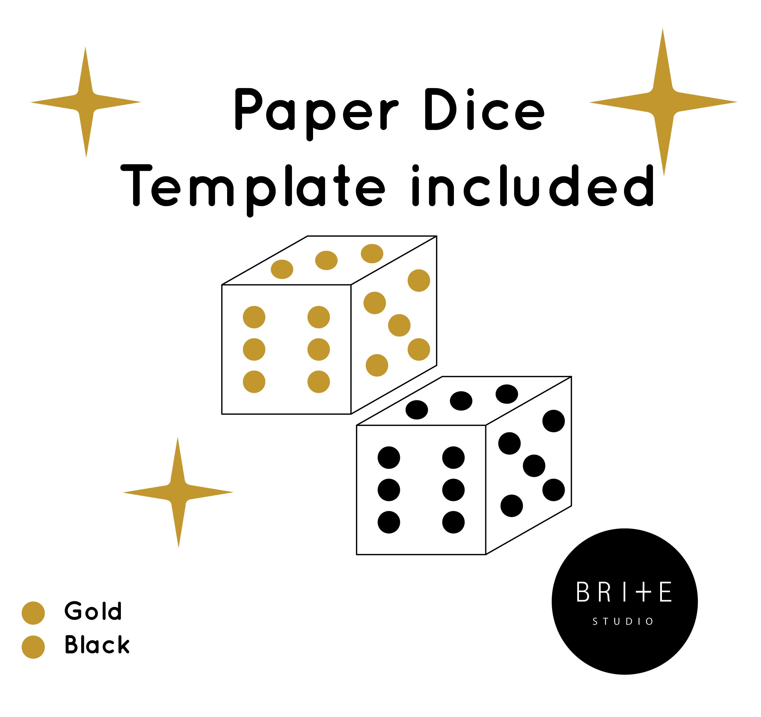 New Year Dice Game Printable Game for Group Party Game Instant Digital ...