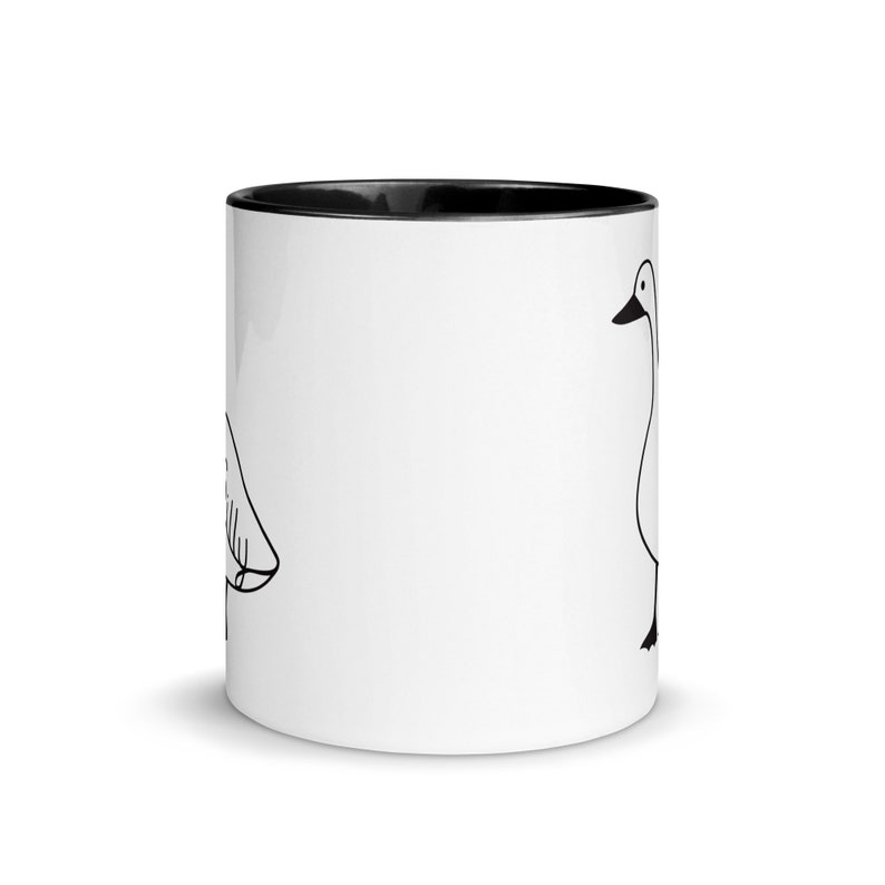 Silly Goose Mug Funny Meme Coffee Cup Silly Gift for Birthday Hot Drink Mug Gift for Her. Center view
