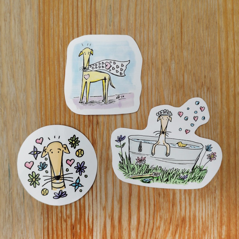 Greyhound Lurcher Dog Greyhound Gifts Lurcher Gifts Vinyl Etsy UK