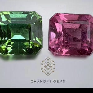 Natural Tourmaline Reverse Pair 1.97 Carts