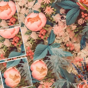 Floral Pattern, Botanical Pattern, Floral Seamless Pattern, Floral Background, Botanical Background, Seamless Repeat, POD Allowed