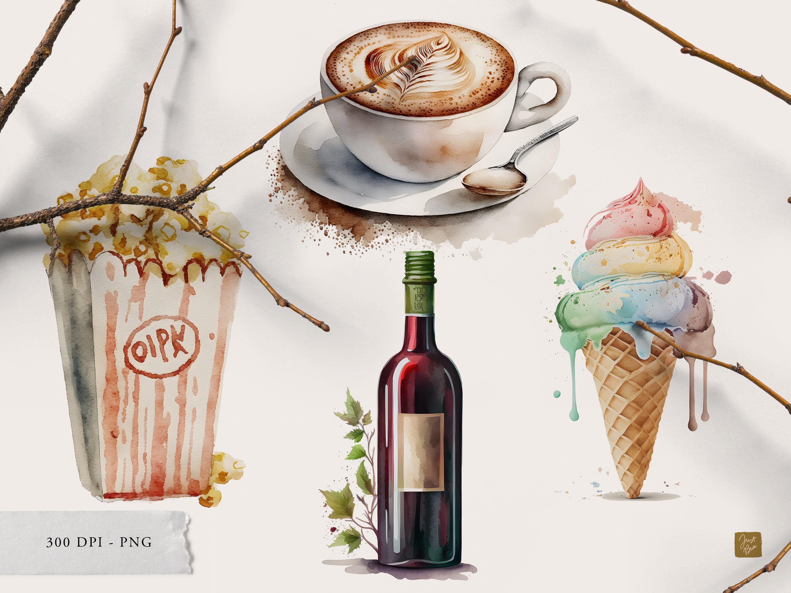 Italy Clipart, Italy Graphics, Italian Cuisine Clipart Set, Milan ...