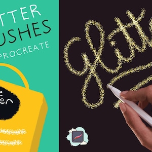 Procreate Glitter Brushes, Glitter Brushes, Procreate, Procreate Bundle, Procreate Brushes, Brushes for Procreate, Glitter