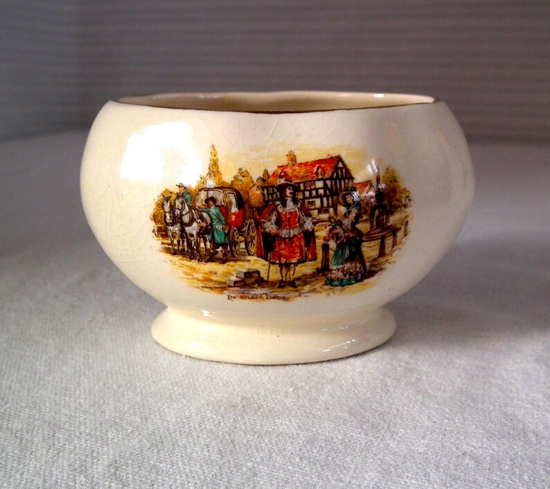 English Ware Creamer and Open Sugar Bowl Lancaster & Sandland Etsy