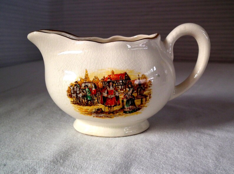 English Ware Creamer and Open Sugar Bowl Lancaster & Sandland Etsy