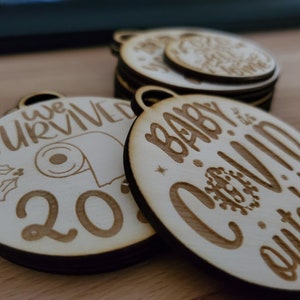 2020 Pandemic Christmas Ornament Set of 10