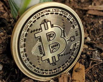 Bitcoin Crypto Currency Coin - 3 Sizes!