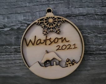 Custom Christmas ornament for 2021