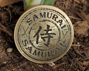 Samurai Warrior Coin - 3 Sizes!