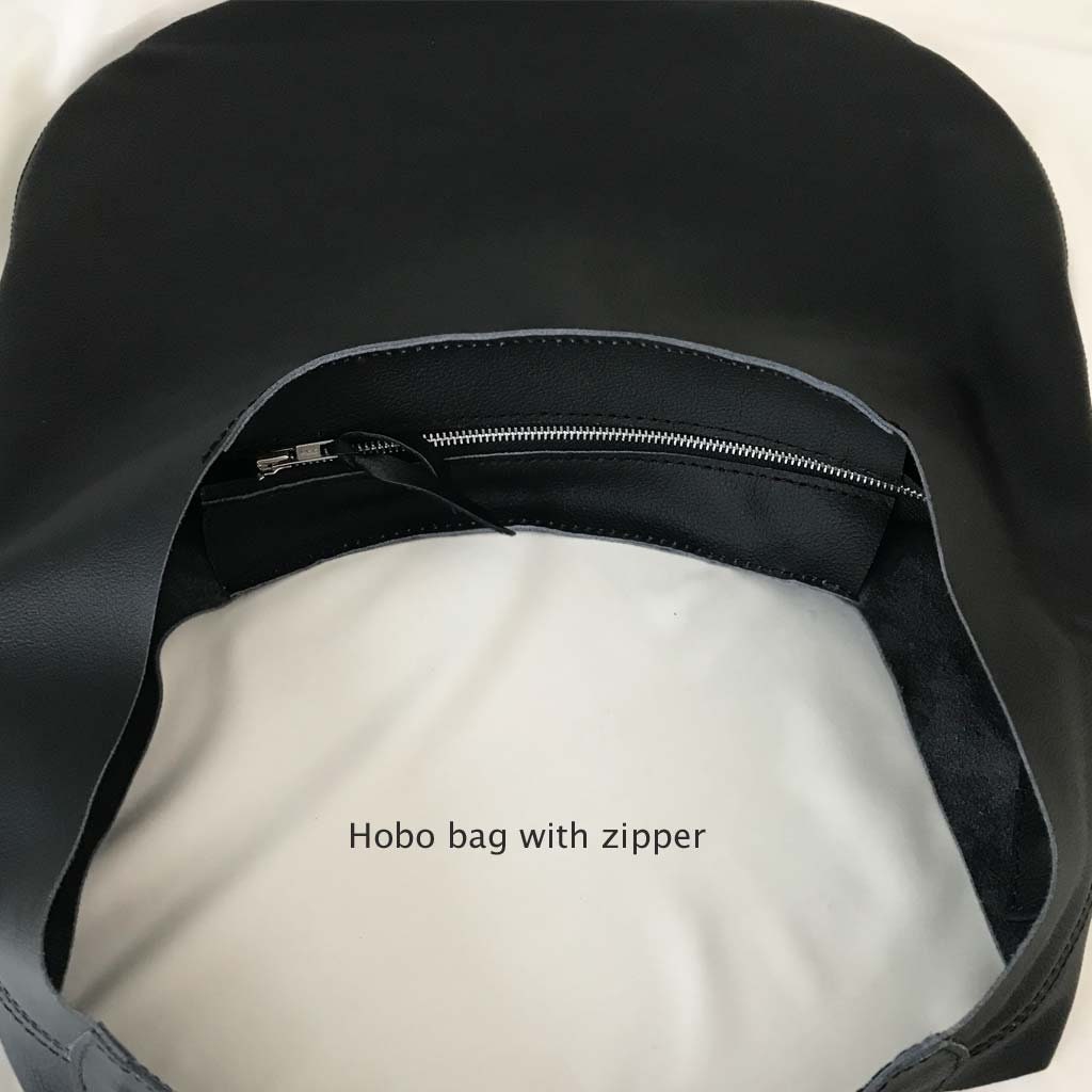 Leather Bag Green Large Hobo Bag Darkgreen | Women Hobo