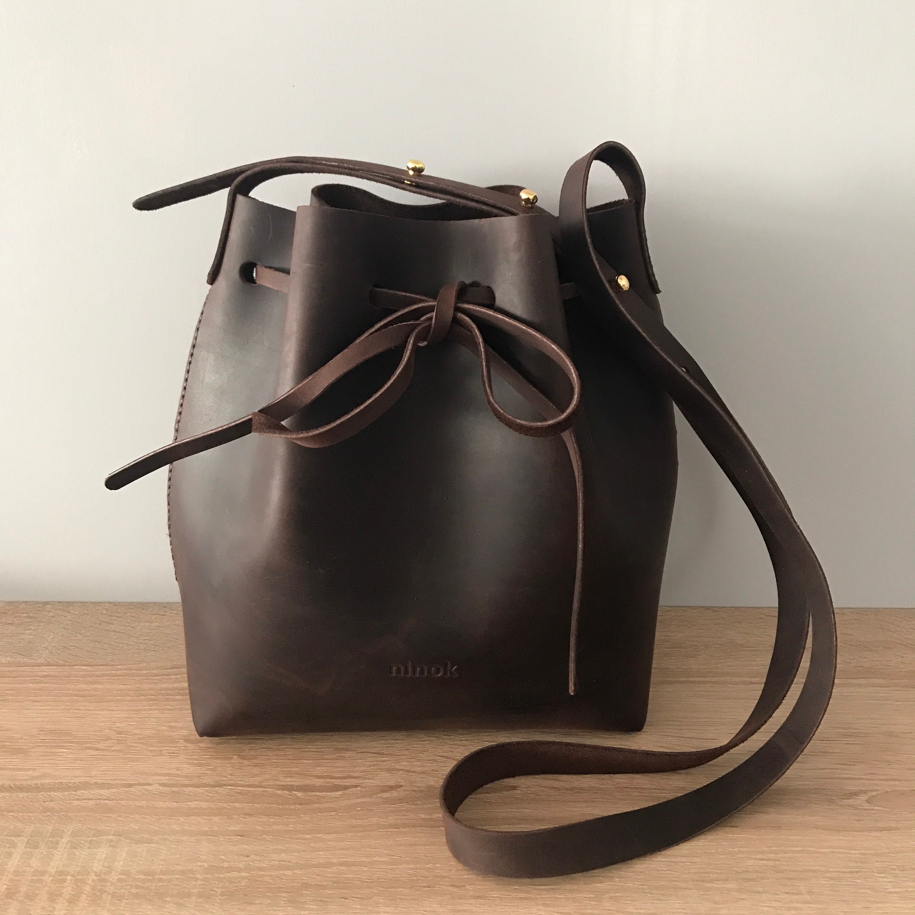 Real Suede Leather Oversize Brown Slouch Bag Chocolate Brown