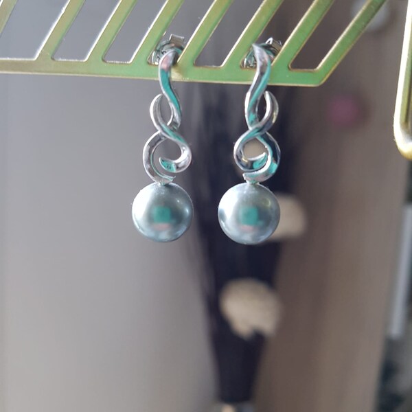 Boucles d'oreilles Perle de Tahiti