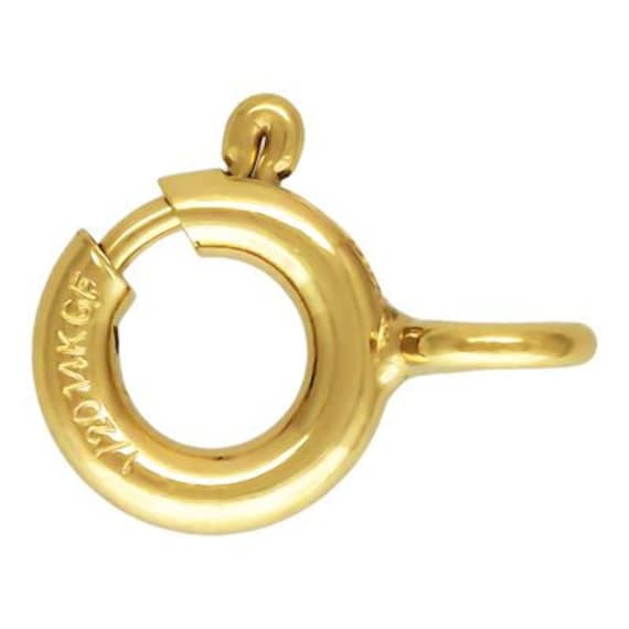 PCS Gold Clasp Gold Filled With Ring Clasp Necklace