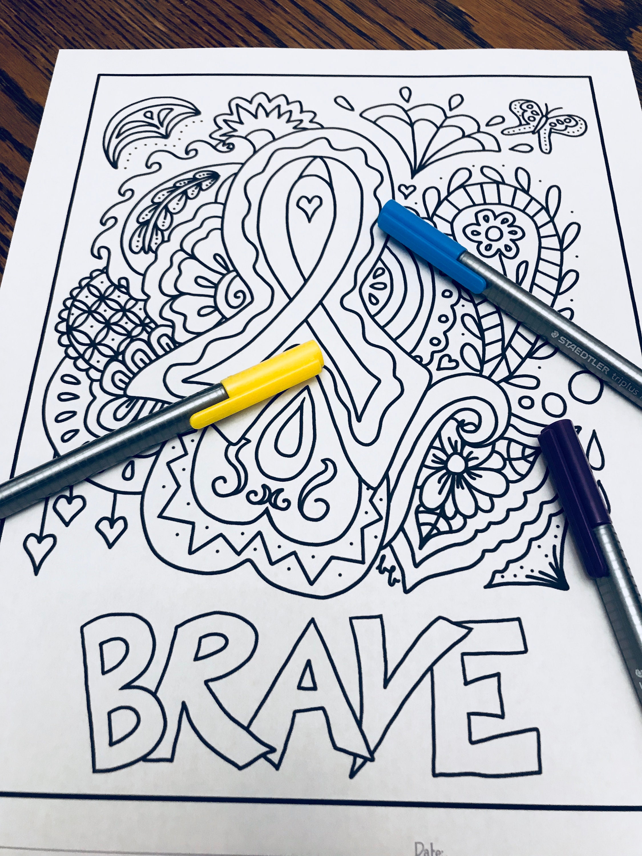 Free Printable Cancer Coloring Pages