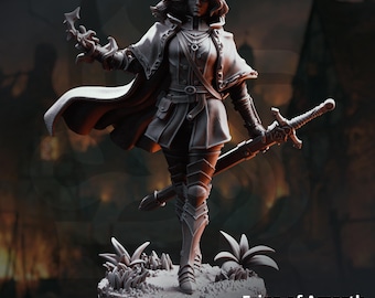 Erina of Amarth – Proctor of Canos / The Dire End /DM stash/base size25mm, 50 mm