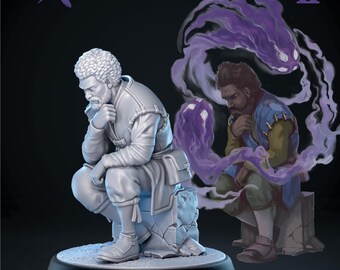 Sir Almedia / Book of Spirits 2 /Mammoth Factory /  25mm base