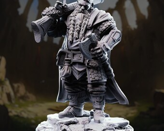 Nilyerg Sureshot - Dwarven Marksman / Welcome To The Arena /DM stash / 25mm or 50 mm base