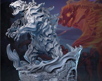 The Beast of Arnevoux/ Book of Spirits 2 /Mammoth Factory /  75 mm base