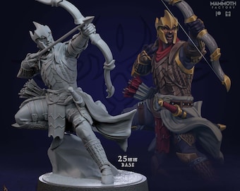 Auxiliar Archer / Draconic Legion /Mammoth Factory /  25mm base