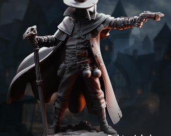 Doktor Jakobson – Deranged Plague Doctor – Dark Pact Warlock / A  The Dire End /DM stash / 25mm, 50 mm
