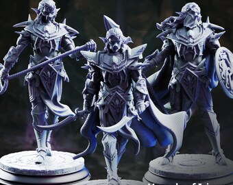 Vessels of Irinax – Elite Drow Soldiers /   Schism of the Drow  /DM stash / 25mm, 50 mm