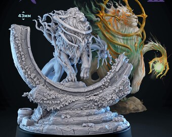 Valor Animar / Book of Spirits 3 /Mammoth Factory /  50 mm base