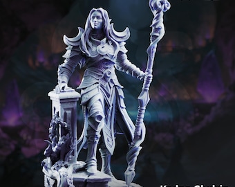 Kadna Glydrin – Arch Warden of the Moon / Schism of the Drow /DM stash / 25mm or 50 mm base