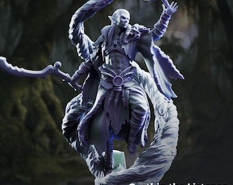 Orathin the Listener – Caretaker of the Swamp / Schism of the Drow /DM stash / 25mm or 50 mm base