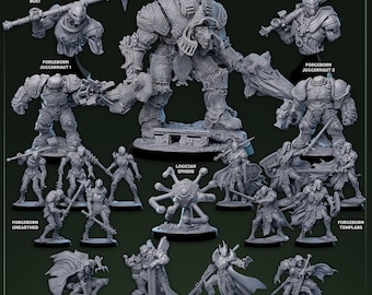 Whirring Island Miniatures | 32mm Resin Forgeborn Constructs