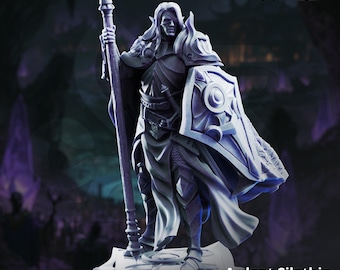 Ardent Silathin – Knight of the Waxing Moon / Schism of the Drow /DM stash / 25mm or 50 mm base