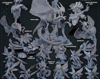 Mammoth Factory |The Tooth Fairy | 3D Printed Resin Miniature
