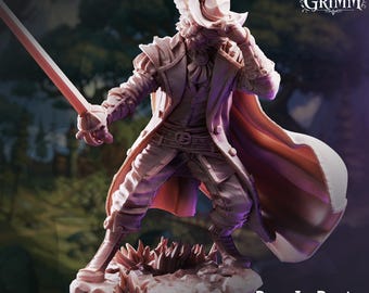 Puss In Boots – Tabaxi Fencer / The Tales Grimm /DM stash / 25mm or 50 mm base