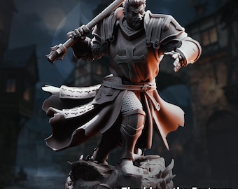 Thaddeus the Fortress – Horauthin’s Favoured / The Dire End /DM stash/base size25mm, 50 mm