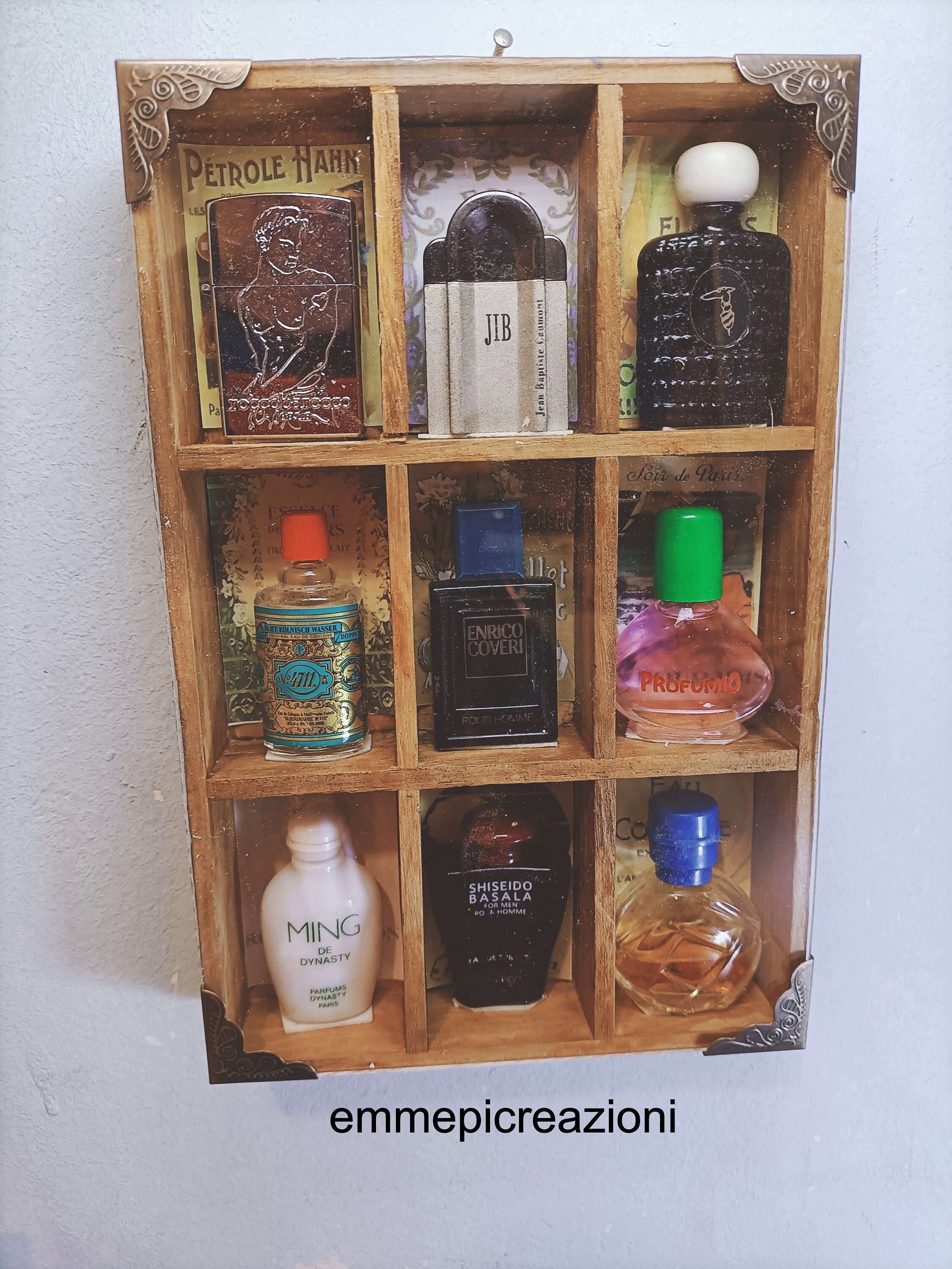 Perfume bottle display case deals