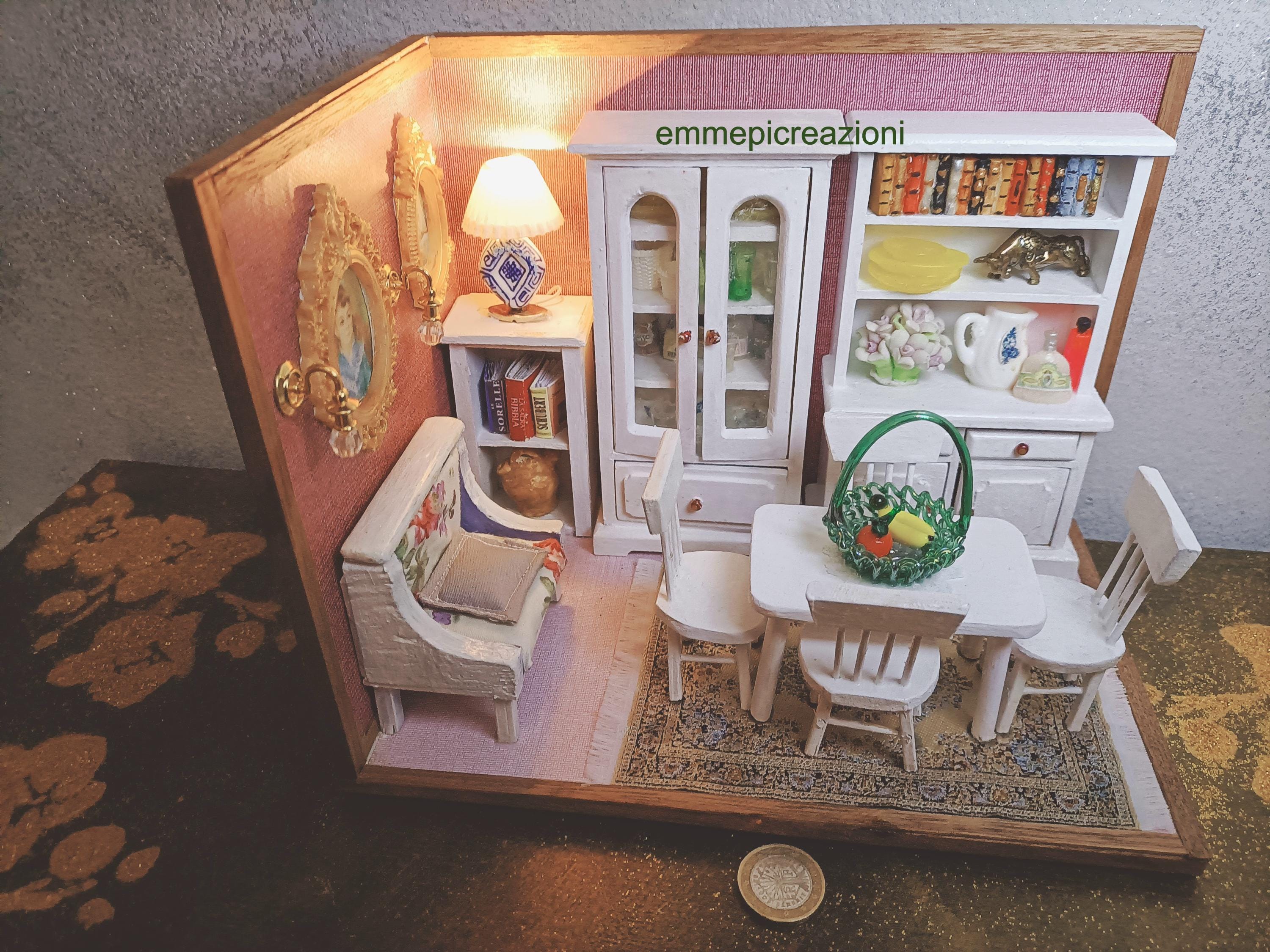 Salotto in miniatura Italia