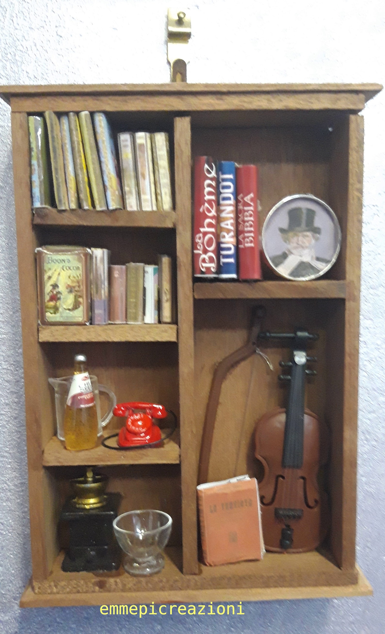 Mahogany wooden bookcase with music theme and musicians. Etsy