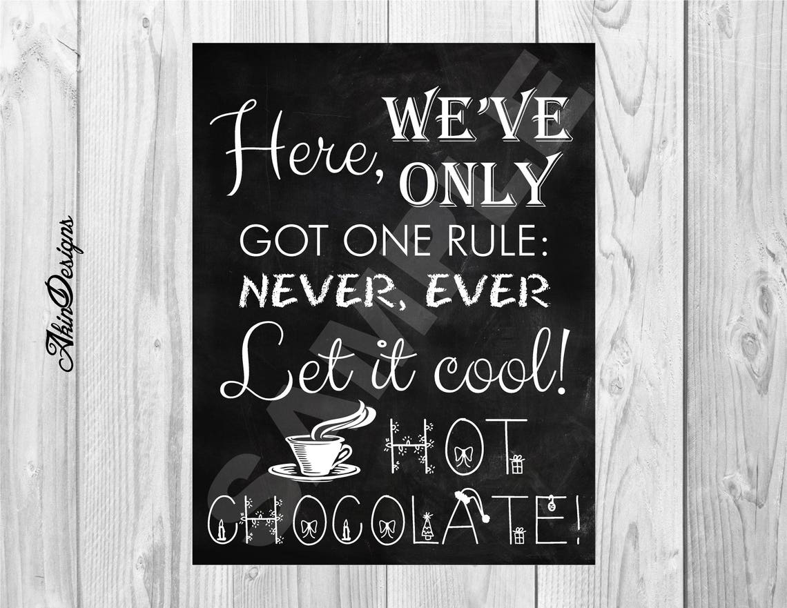 Hot Chocolate Hot Chocolate Bar Polar Express Polar Express | Etsy