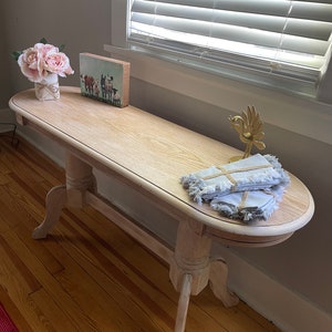 SOLD-Oval Sofa Table