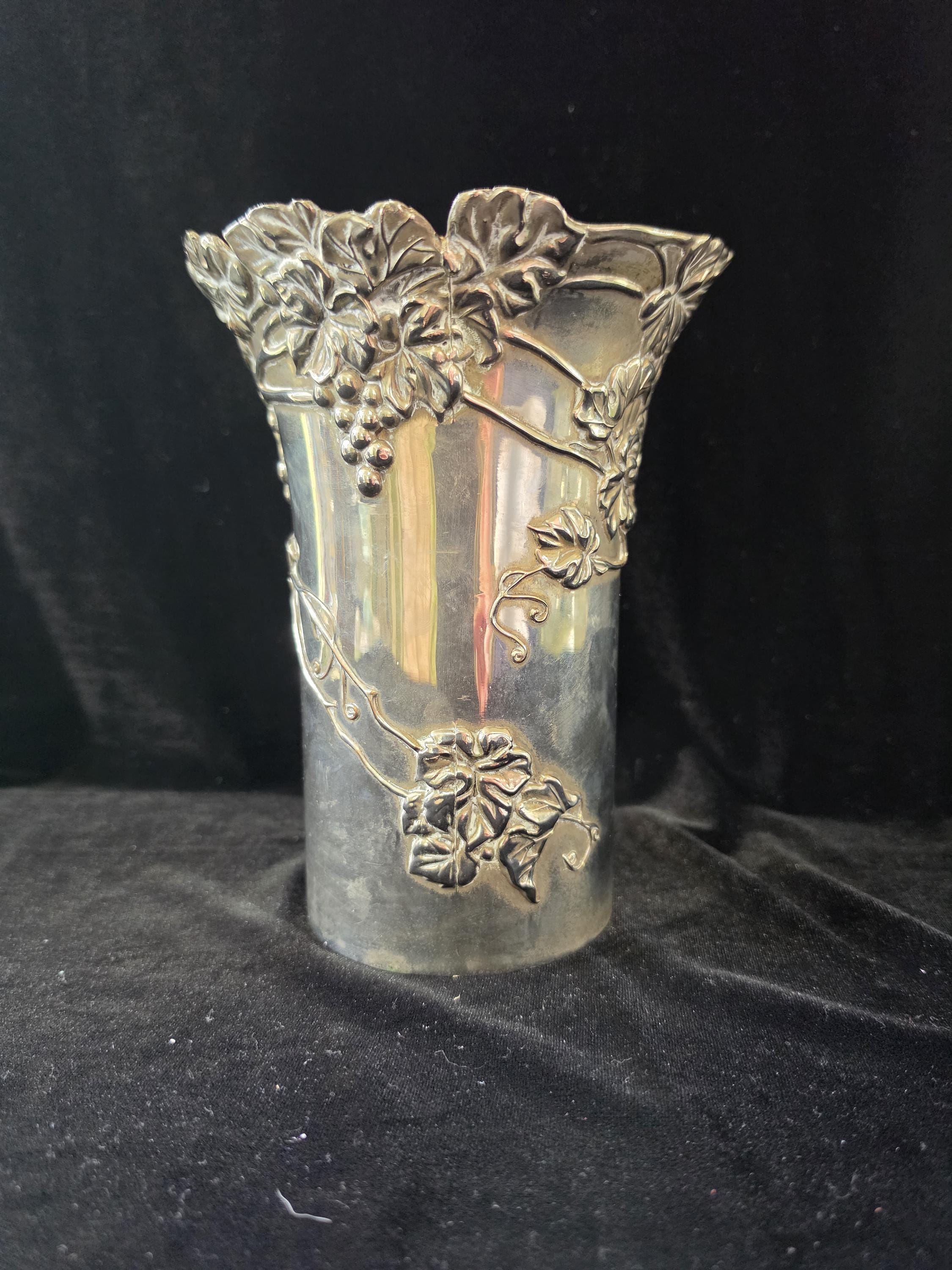 Silver Plated Vase - Etsy