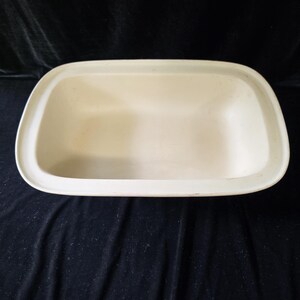 Vintage Pampered Chef Family Heritage Steingut-Bräter, rechteckig | Auflaufform aus der Classic Collection | 33 x 23 cm