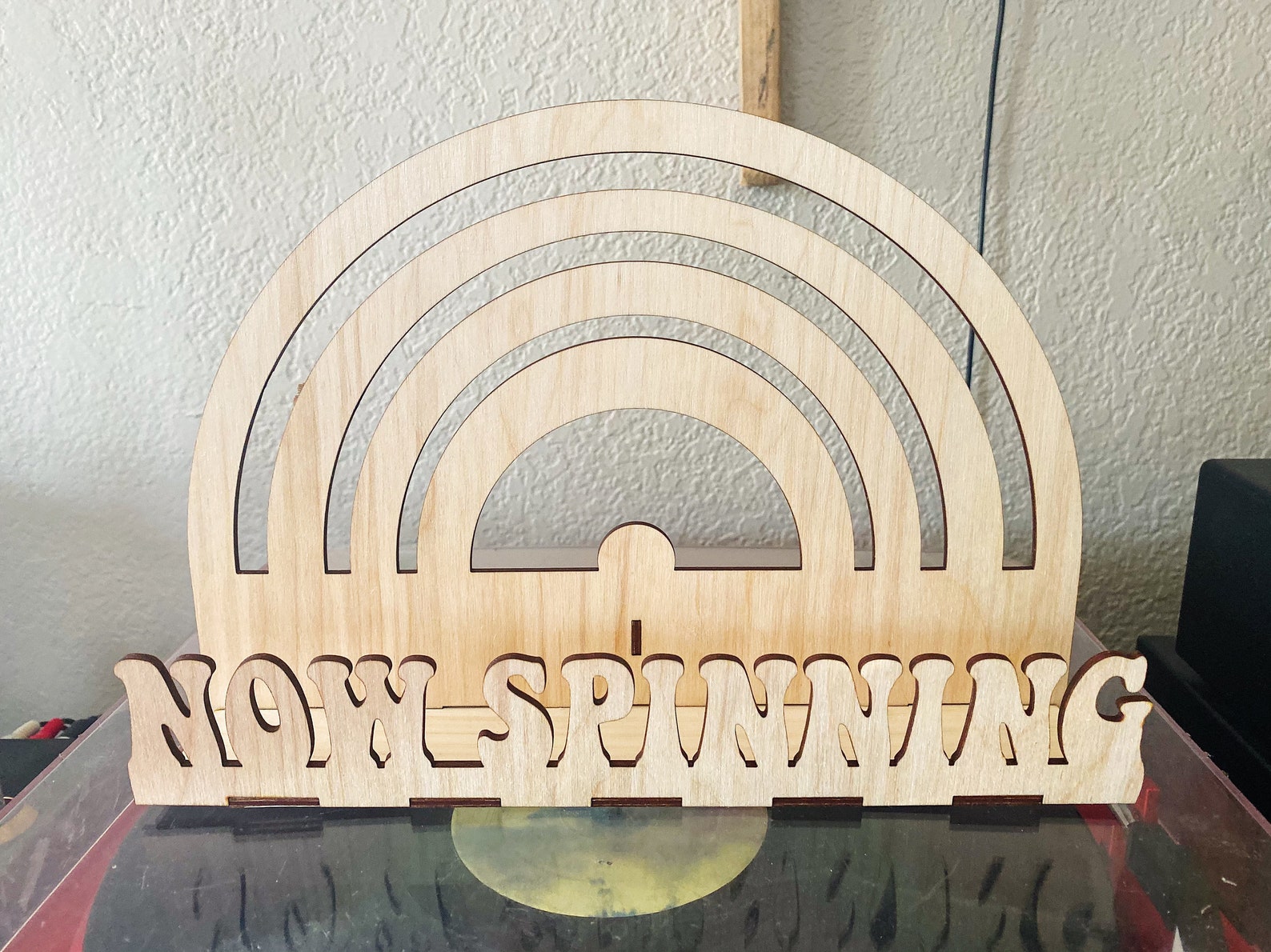 Now Spinning Record Stand / Now Playing Vinyl Record Display Etsy