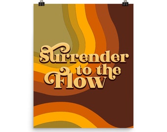 Surrender To The Flow Poster // The Lizards Phish Poster // Phish Home Decor // Phish Wall Art // Phish Ink // Phish Lyric Poster