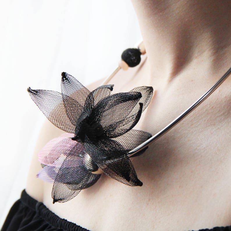 Rubber Necklace Popular Jewelry Unique Design Unusual Etsy