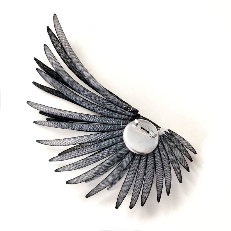Maxi Wing Brooch Large Pin Contemporary Jewelry Gift Etsy