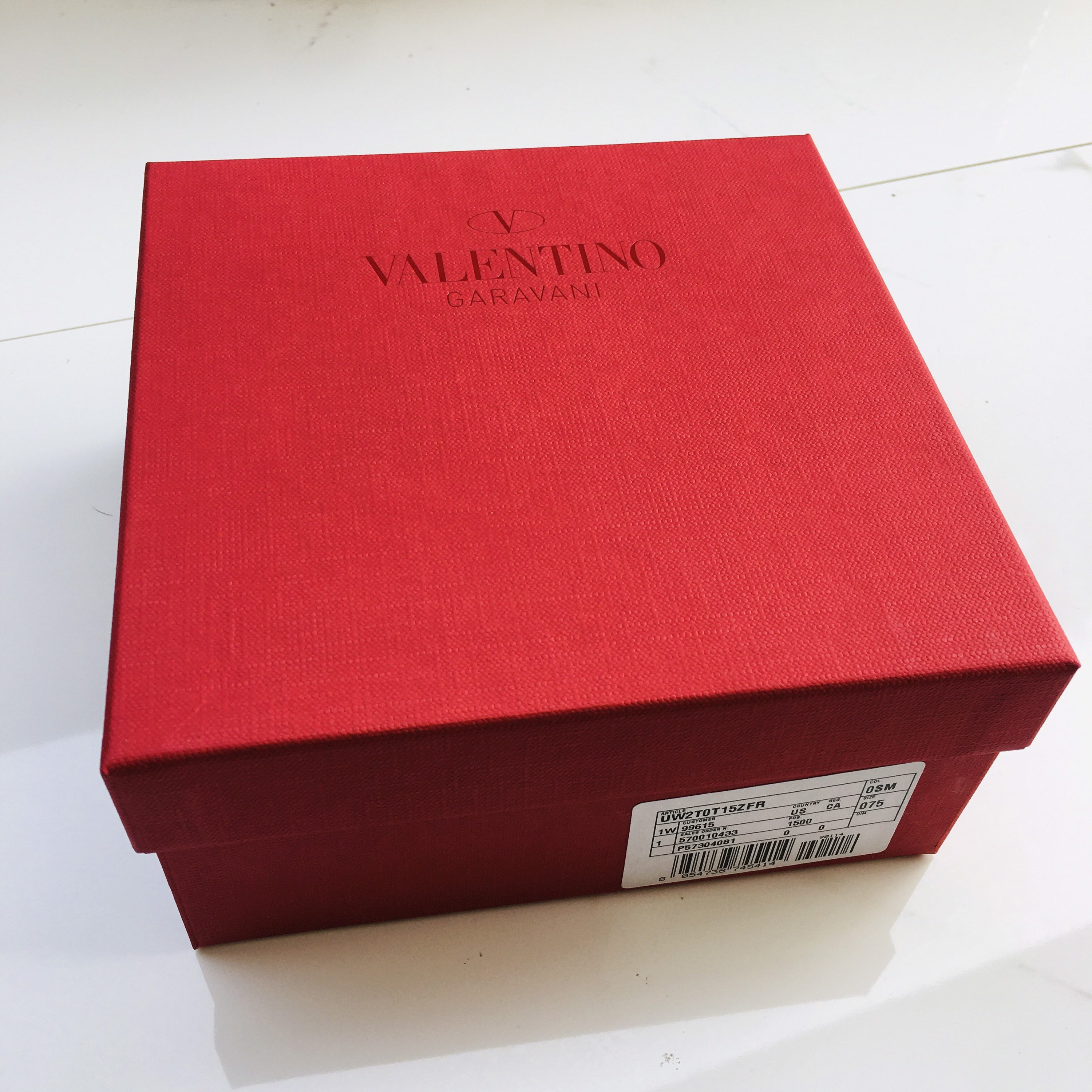 Valentino Red Empty Box Garavani Belt Box Authentic | Etsy