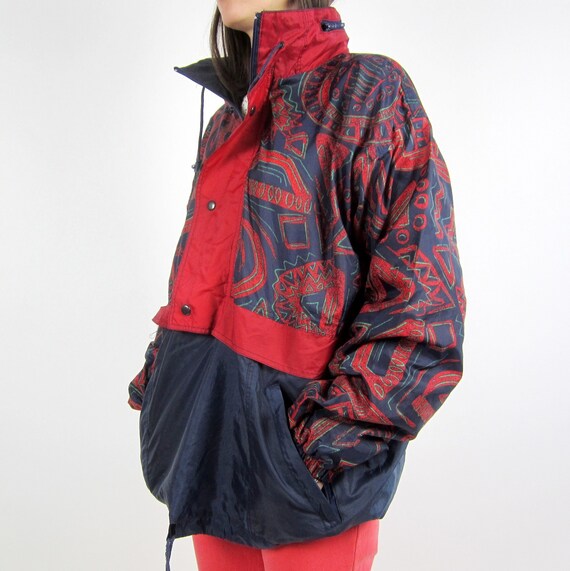 Windbreaker 80er Jahre Sportjacke Vintage 90er OikZPXu